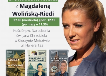 Spotkanie z Magdaleną Wolińską-Riedi